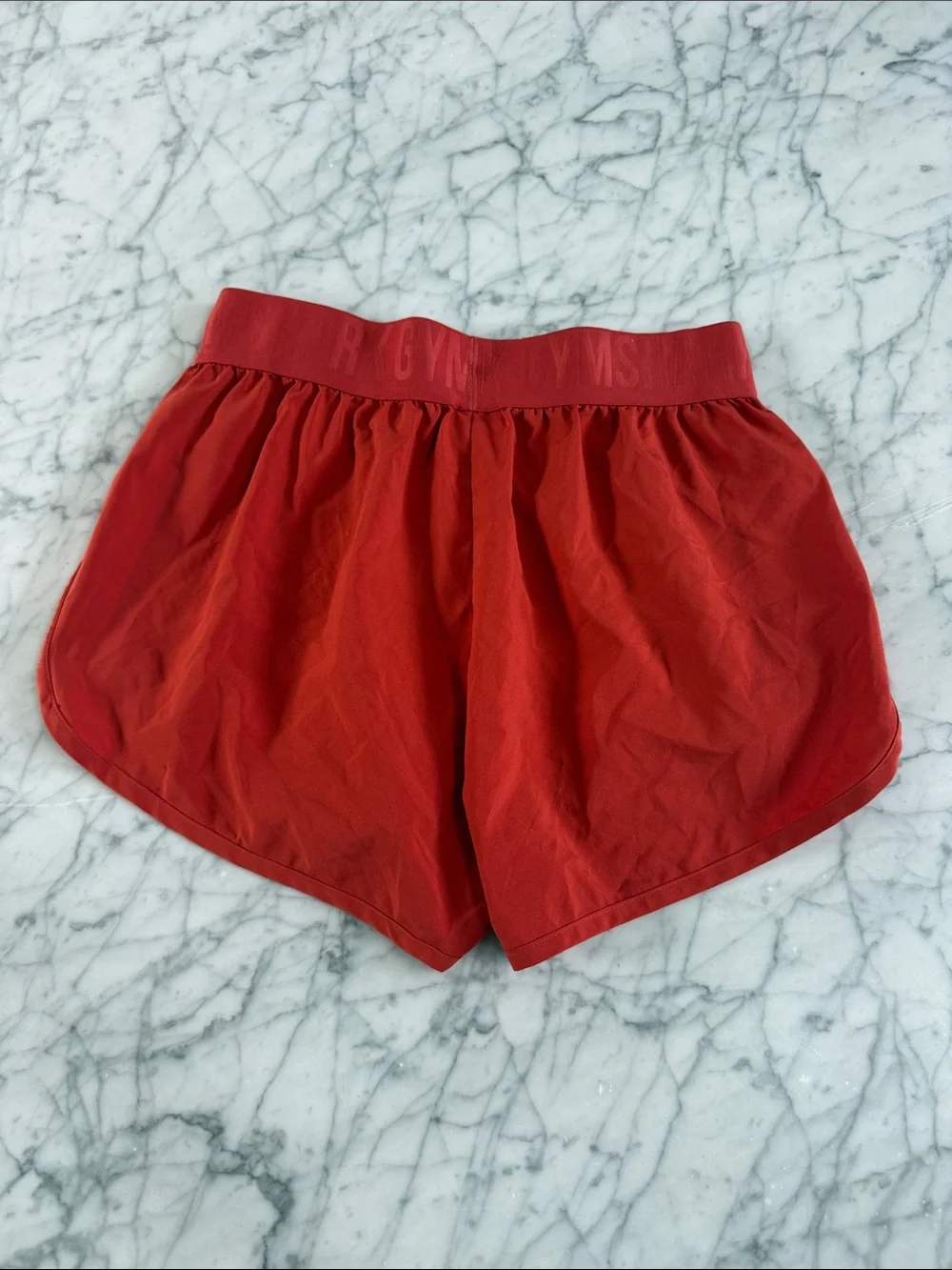 Gymshark Women's Crimson Athletic Running Shorts Sz S